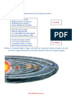 Sistema Planetario Solar para Segundo Grado de Primaria