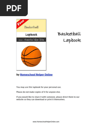 Basketball Lapbook