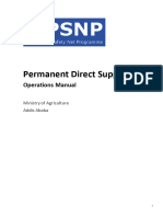 Permanent Direct Support: Operations Manual