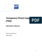Temporary Direct Support (TDS) : Operations Manual