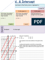 03 Gradients and Intercepts