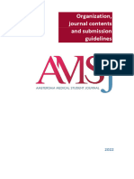 AMSj Organization Journal Contents and Submission Guidelines Sept 2022 1