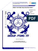 Letter Format For IMEC Matters