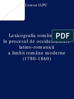 Coman Lupu_Lexicografia Romaneasca