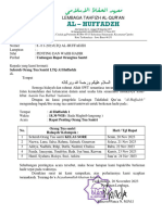 Surat Undangan Rapat Orang Tua Santri Al Huffadzh