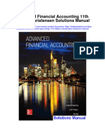 Advanced Financial Accounting 11th Edition Christensen Solutions Manual