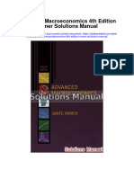Advanced Macroeconomics 4th Edition Romer Solutions Manual