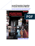 Advertising and Promotion Canadian 6th Edition Guolla Solutions Manual