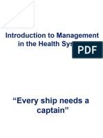 Management Vs Leadership in PHC