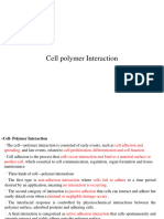 Cell Polymer Interaction