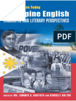 Asian Englishes Today Lourdes S. Bautista Kingsley Bolton Philippine English Linguistic and Literary Perspectives 2008 Hong Kong University Press Libgen - Li 1