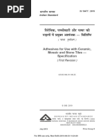 IS 15477: Tile Adhesive Specifications | PDF | Tile | Concrete