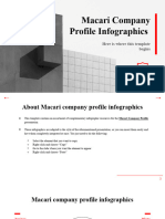 Macari Company Profile Infographics by Slidesgo