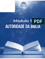Módulo 1 - Autoridade Da Bíblia