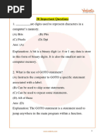 NCO Important Questions For Class 7