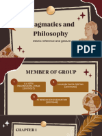 Pragmantik and Philosophy