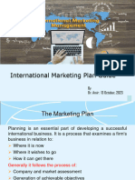 International Marketing Plan Guide: by Dr. Amir: 13 October, 2023