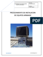 Procedimiento de Instalación Equipos Air Magic V 2003