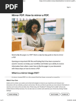 How To Mirror A PDF File Adobe Acrobat