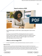 How To Mirror A PDF File Adobe Acrobat