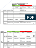 Jadwal Kegiatan Gelang Ajar WILAYAH 5 DAN 6