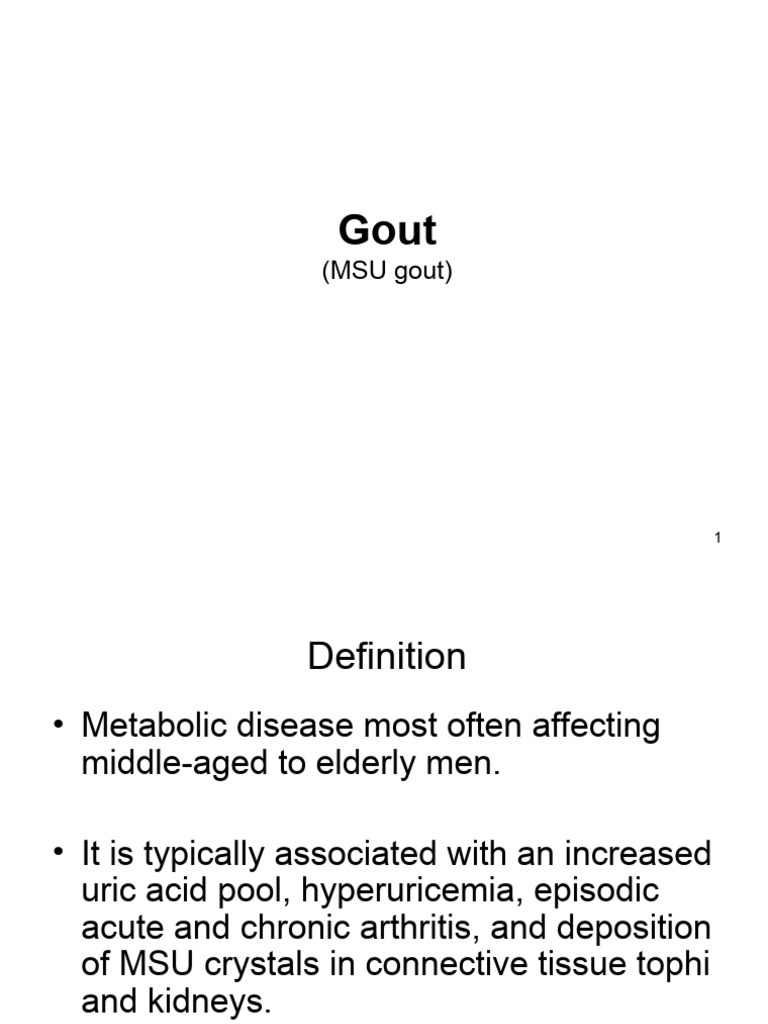Gout | PDF