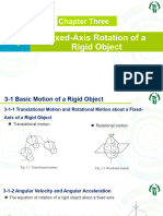 Chapter Three-Fixed-Axis Rotation of A Rigid Object