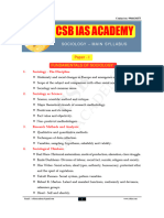 MyInstitute-1 Sociology CSB Ias