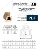 Swing Check Valve For Fire Pump