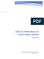 UNIT 20 PRINCIPLES OF STRUCTURAL DESIGN Assignment Dineth Sankalpa 65574 Batch 04 PDF
