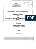 TDR Cobertura Metalica Eq Rev.01