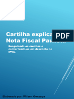 Resgate de Créditos Nota Fiscal Paulista