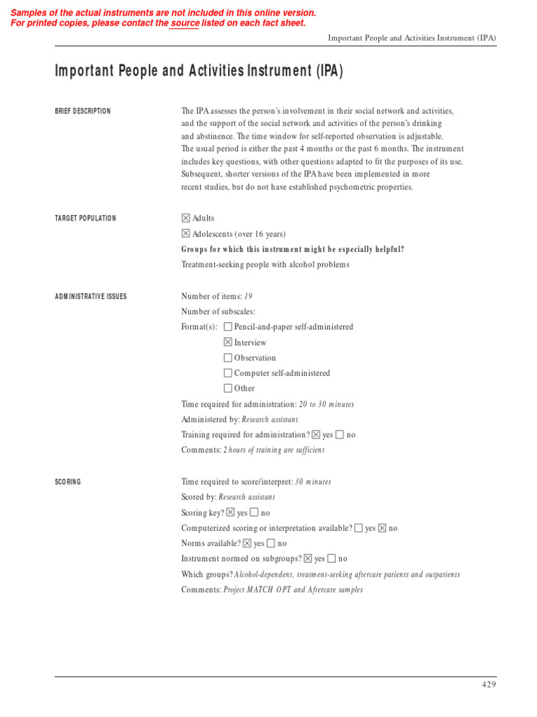 Dokumen - Tips - Important People and Activities Instrument Ipa ...