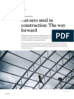 Net Zero Steel in Construction The Way Forward PDF
