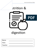 Nutrition and Digestion 1