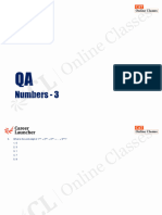 QA 19 Numbers - 3 Q Solved