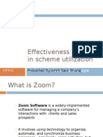 Effectiveness of Zoom in Scheme Utilization: Click To Edit Master Subtitle Style