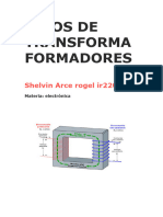 Tipos de Transforma Formadores: Shelvin Arce Rogel Ir22018