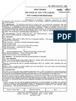 IS 10810 Part 43 IR For Cables