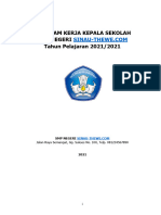 Program Kerja Kepala Sekolah SD, SMP, SMA, SMK Tahun 2021-2022