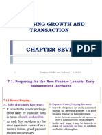 CHAPTER - 7 Managing Growth and Transaction