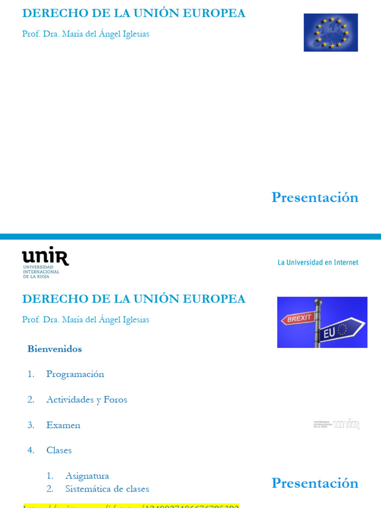 INSTITUCIONES DE LA UNION EUROPEA APUNTES Temario Union Europea Temas 1 ...