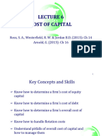 CF Lecture 4 Cost of Capital v1