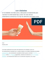 Saiba o Que Não Comer Com Diabetes - Diabetes 365º