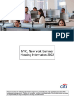 NYC Summer Housing Information 2022