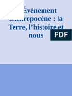 L'Événement Anthropocène - La Terre, L'histoire Et Nous