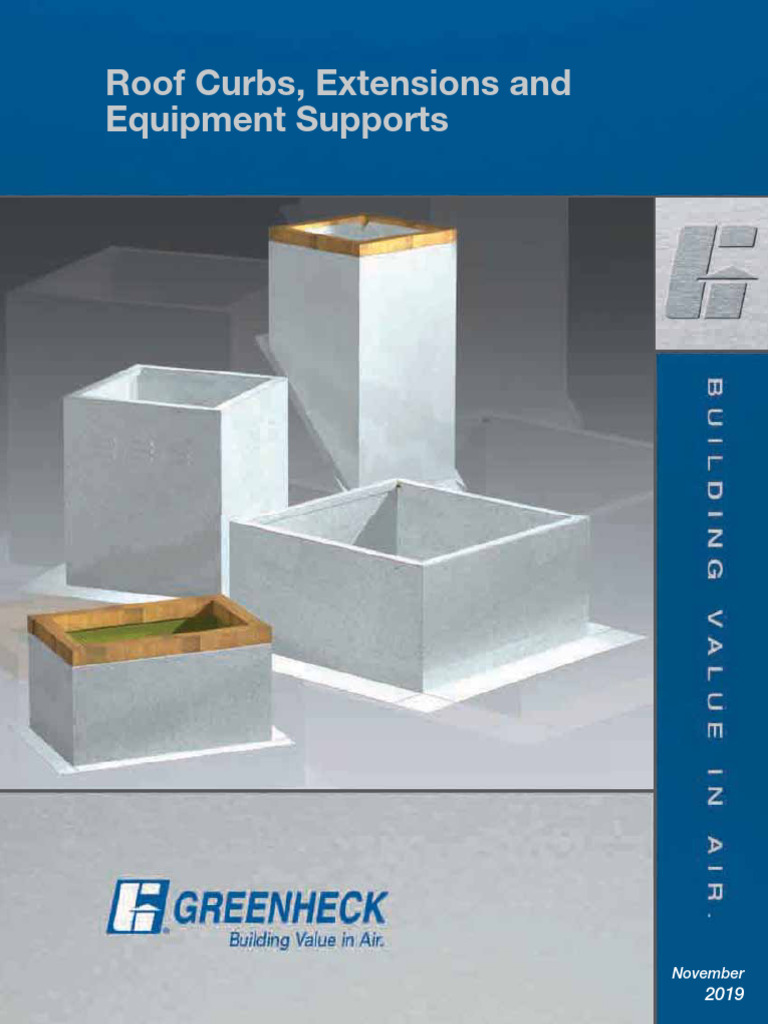 RoofCurbs Catalog PDF Roof Building Insulation