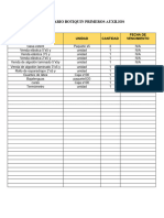 Inventario Botiquin Primeros Auxilios