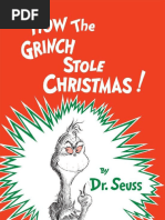 How The Grinch Stole Christmas - DR Seuss