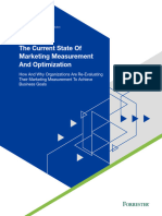 Forrester - The Current State of Marketing Measurement and Optimization